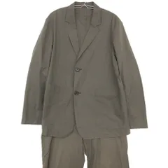 MARGARET HOWELL マーガレットハウエル スーツ COTTON SILK POPLIN セットアップ コットン シルク 1タック パンツ カーキ M メンズ 【中古】のサムネイル