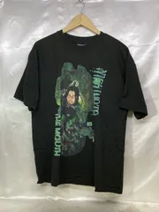 【美中古品】NISHIMOTO IS THE MOUTH ニシモトイズザマウス 肉厚コットン 両面プリント Tシャツ サイズ：L カラー：ブラック