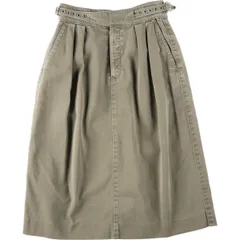 古着 ラルフローレン Ralph Lauren ツータック コットン ミモレ丈 Aラインスカート チノスカート レディースL相当/eaa618946のサムネイル