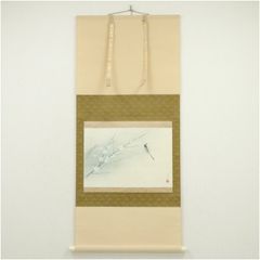 竹内栖鳳 梅に鶯 紙本 手彩工芸掛軸 大塚工藝新社 147 - メルカリ
