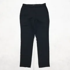 Theory セオリー TREECA PULL ON J CLASSIC CREPE スラックスパンツ 洗える ウエストゴム トリアセテート ポリエステル ブラック 日本製 レディース 00 b01063