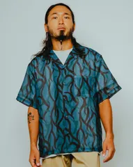 新品 26年春夏 新作 BIG MIKE ビッグマイク メッシュ トライバルカモ 半袖シャツ 男女共用 メンズ レディース アメカジ ヴィンテージ BIGMAC ビックマック ワコマリアのサムネイル
