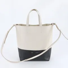 美品 セリーヌ バーティカル スモール カバ レザー 2WAY ショルダーバッグ 斜め掛け ハンド トート レディース REE DW21-7【中古】