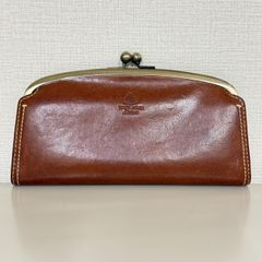 ◇zucchero filato◇がま口財布/本革レザー /ブラウン▽USED▽ - メルカリ