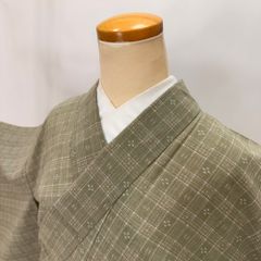 中古 洒落袋帯 正絹 連続模様 六通柄 イエロー Bランク 441cm 5419 中古 洒落袋帯 正絹 連続模様 六通柄 イエロー Bランク 441cm 5419