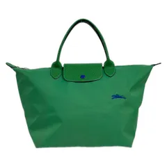 LONGCHAMP(ロンシャン) ハンドバッグ ル・プリアージュクラブ L1623619P25 グリーン×ブルー 折りたたみ レザー