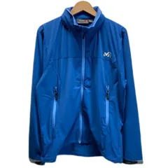 【中古】　MILLET　ナイロンジャンパー　アウター　ナイロン　ライクラ　ハイネック　フルジップ　ワンポイント　ブランドロゴ　刺しゅう　No.MIV0108 2008JAN　アウトドア　古着　/1151のサムネイル
