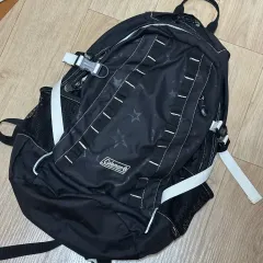 レア) コールマン 星柄 バックパック 必須アイテム 日本 ヴィンテージ ノートPCバッグ リュック ドット CHECK