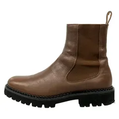 FABIO RUSCONI(ファビオルスコーニ) ショートブーツ 39 レディース美品  - ダークブラウン サイドゴア レザー