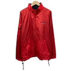 【中古】　POLO SPORT RALPH LAUREN　ナイロンジャンパー　90s vintage　90年代　アウター　ハイネック　フルジップ　無地　ワンポイント　ブランドロゴ　刺しゅう　サイドポケット　古着　/1301のサムネイル