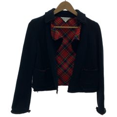 9807. COMME des GARCONS ボタンレス ニット ジャケット - メルカリ