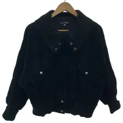 【中古】　Miss Chloe　コーデュロイジャケット　フルジップ　無地　日本製　古着　/2497のサムネイル