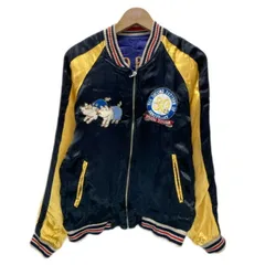 【中古】　STUDIO D'ARTISAN　スカジャン　ブルゾン　アウター　ベースボールカラー　リバーシブル　両面刺しゅう　アメカジ　古着　/1587のサムネイル