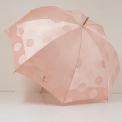 傘 LANVIN COLLECTION ランバンコレクション USED品 フラワー 薔薇 ピンク グラス骨 60cm A3767