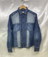 パッチワーク デニムジャケット 45R系 BORO 刺し子 藍染風 パッチワーク デニムジャケット 45R系 BORO 刺し子 藍染風 - メルカリ