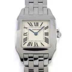 カルティエ Cartier 腕時計 サントス ドゥモワゼル LM W25065Z5 スクエア アイボリー文字盤 SS クオーツアナログ 【中古】のサムネイル