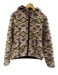 パタゴニア PATAGONIA レトロXフリースカーディガン フーディ パーカー ボアジャケット 総柄 ブラウン パープル 23065FA13 ジャケット ホワイト Sサイズ 101LT-386のサムネイル