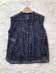 新品タグ付】23区《洗える》ランダムドットプリントフレアデザイン 
