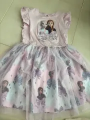 H&M アナと雪の女王 エルサ アナ 女の子 L エル ワンピース 122/128 女の子 ONE PIECE 120