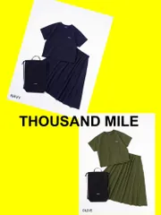 【速乾･撥水･UV加工】THOUSAND MILE サウザンドマイル SHORT SLEEVE T-SHIRT & SKIRT SET
