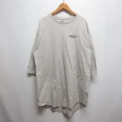 チャオパニック ティピー CIAOPANIC TYPY USAコットン 七分袖 ビッグ チュニック ONE ライトベージュ Tシャツ カットソー