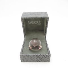 LALIQUE 琥珀色 カエルの置物 - メルカリ