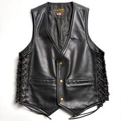 米国製】schott 袖レザー スタジャン 黒 x 緑 S - メルカリ
