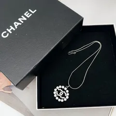 CHANEL（シャネル） ココマーク ラインストーン ネックレス コメ 有 00A 箱  【中古】