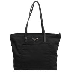 美品】PRADA プラダ ナイロン トート 三角ロゴ 黒 A4可 - メルカリ