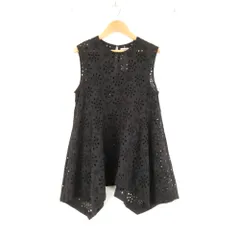 美品 DRESSTERIOR ドレステリア カットワークレースブラウス ブラウス 38 コットン100％ ノースリーブ トップス レディース AM8678A50 のサムネイル