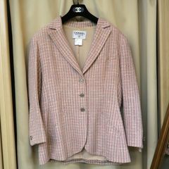 新品未使用 ヴィンテージ CHANEL シャネル カーディガン ツイード 