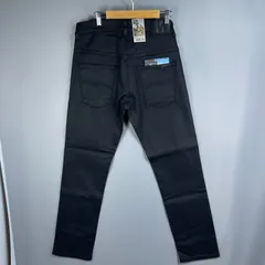 【新品タグ付】ヌーディージーンズ THIN FINN W32 L30 黒 デニム