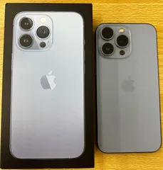 ÷2 【通電動作確認済み】 【初期化済み】 iPhone 13 Pro シエラブルー 256GB 【スマホ】 【1】