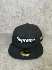 【中古】SUPREME ｼｭﾌﾟﾘｰﾑ NEWERA ﾆｭｰｴﾗ SHOP BOX LOGO CAP ｼｮｯﾌﾟ ﾎﾞｯｸｽ ﾛｺﾞ ｷｬｯﾌﾟ 6ﾊﾟﾈﾙ ﾌﾞﾗｯｸ  33964798