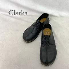 Clarks デザート トレック レザー シューズ 13292 8.5 ブラック 26.5cm相当 メンズ 靴 _201068