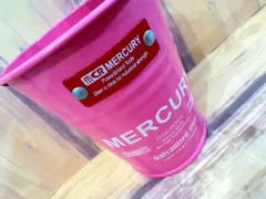 ✔送料込 MERCURY ミニバケツ★ピンク★ブリキ アメリカン雑貨のサムネイル