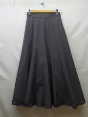 PINORE ピノーレ スカート グレー 夏物 薄地 ひざ丈 洋服 中古品のサムネイル