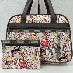 2213　LeSportsac　レスポートサック　トートバッグ　ハンドバッグ　ポーチ　ティンカーベル　チャーム付き　ピーター・パン　ディズニー　DISNEY　レディース　軽量　シンプル　カジュアル　コラボ