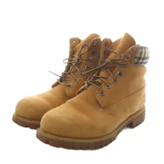 ティンバーランド Timberland WOOLRICH ショートブーツ レースアップ 10W ベージュ 44526 /AN11