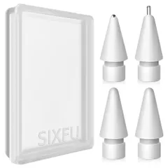 【特価商品】アップグレード 交換用チップ Apple Pencil用 メタルチップセット 正確なコントロール Apple Pencil USB C/第2世代 第1世代 Apple Pen ペン先用 (4パック)
