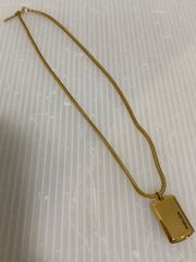 激レア 西城秀樹 ネックレス 当時物 ゴールドプレート アクセサリー