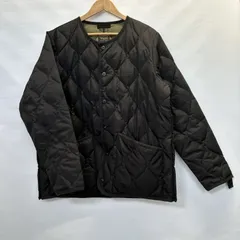 [浜館75-2274]　[店舗併売品] TAION 体温 ミリタリー キルティング ダウンジャケット サイズ：XL 収納袋付き [中古品]