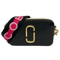 MARC JACOBS(マークジェイコブス) ショルダーバッグ美品  ザ スナップショット M0014146 黒 レザー