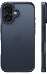 TORRAS iPhone 16 용 케이스 내충격 반투명 매트 질감 미끄럼 방지 황변 방지 미군 MIL 규격 지문 방지 스트랩 홀 첨부 버튼 부속 6.1 인치 [Guardian Series] 매트 블랙