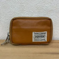 【成】限定カラー!! PORTER ポーター ブラウン キャメル 6連 キーケース 【5759YO】D23