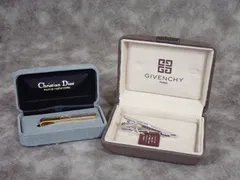 【高級ブランド】Christian Dior / GIVENCHY タイピン 2点セット 箱付
