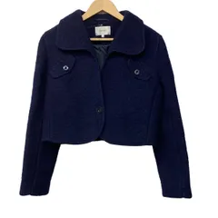 CARVEN(カルヴェン) コート サイズ40 M レディース - ダークネイビー 長袖/ショート丈/冬のサムネイル