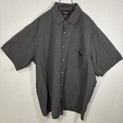 Dickies 半袖シャツ チェック 2XL ビッグサイズ ワークシャツ コットン混 ストリート