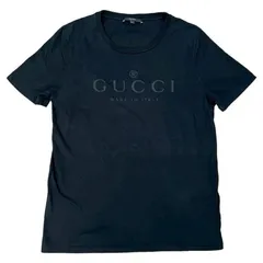 GUCCI グッチ 半袖Tシャツ センターロゴ イタリア製 ブラック M 2JQEPFGJnYZa7rg3TVMMxg.jpg@webp