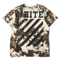 OFF-WHITE オフホワイト ツリーカモ アロー クロスロゴ Tシャツ - メルカリ